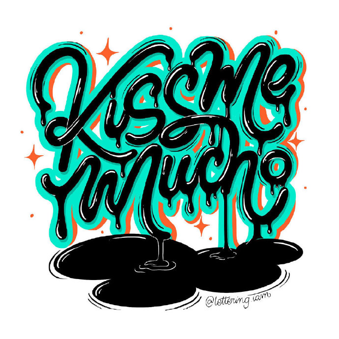 Lucía Types 西班牙字體藝術(shù)家的創(chuàng)意手寫英文字體設(shè)計